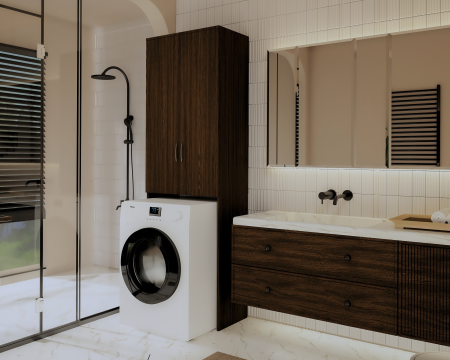 MOBILIER BAIE - Dulap MS 2U, 65x35x199 cm, Wenge