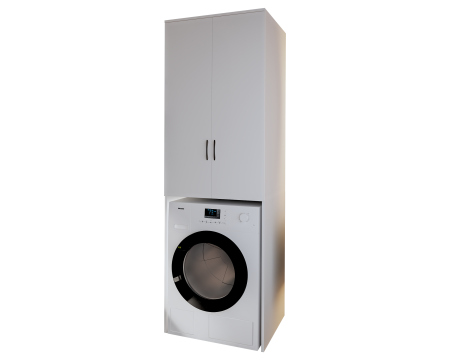 Dulap MS 2U, 65x60x199 cm, Alb [5]