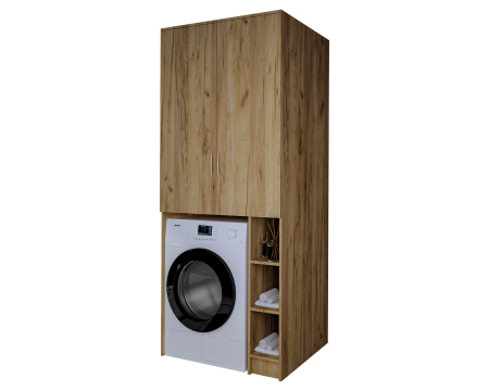 Dulap MS 2U Polite, 85x60X199 cm, Stejar K003 [5]