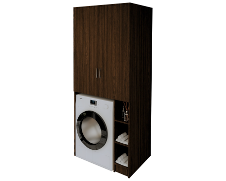 Dulap MS 2U Polite, 85x60X199 cm, Wenge [4]