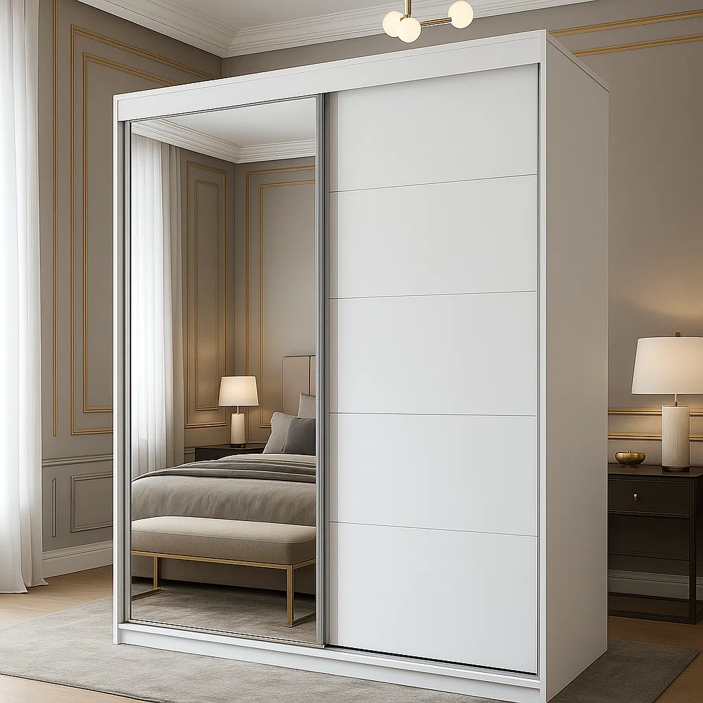 Dulap UC MP3, 180x60x200 cm, Alb [1]