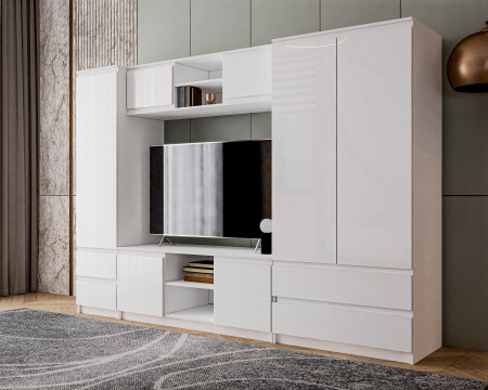 Living Chelsea Alb Acril 270x190x51cm [3]