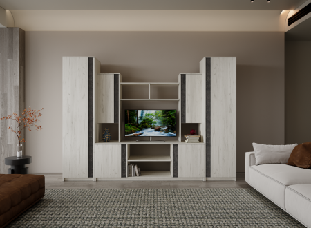 Living Evelyn 280X52X201 cm Stejar k001