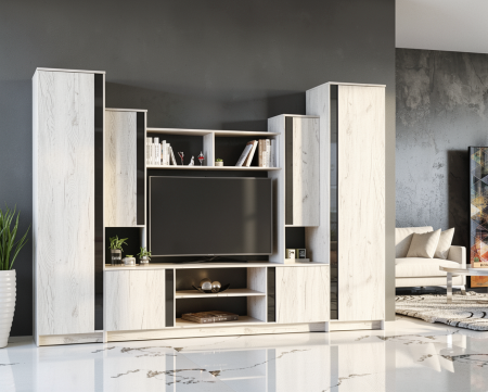 Living Set - Living Evelyn 280X52X201 cm Stejar k001