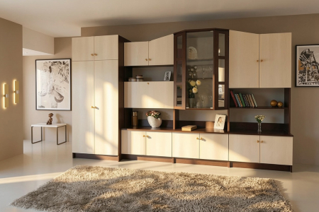 Living Oscar UA Wenge/Mesteacan 360x52x207 cm