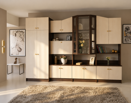 Living Oscar UA Wenge/Mesteacan 360x52x207 cm