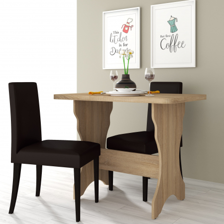 Masa bucatarie KC-2 UA, 90x60x73 cm, Sonoma [1]