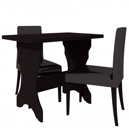 Masa bucatarie KC-2 UA, 90x60x73 cm, Wenge [4]