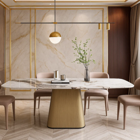 Masa dining 627 marmura alba 1800*900*750 [2]