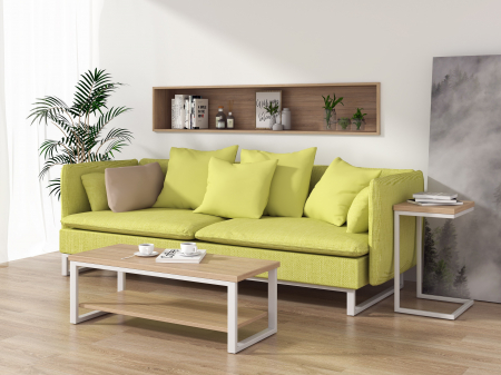 MOBILIER LIVING - Masa Fidji Sonoma + Alb