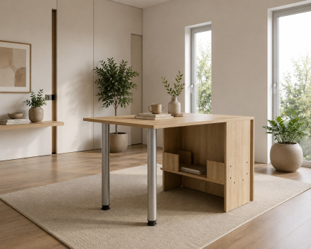 MOBILIER BUCATARIE - Masa Plianta Lux Sonoma Ro 170x81x74 cm