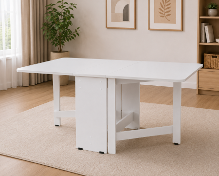 MOBILIER LIVING - Masa Plianta Ro Alb 166x80x75 cm