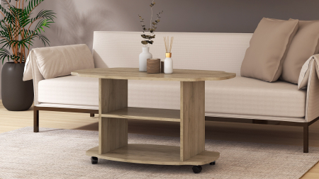 Masuta de Cafea Twist Ro,100x60x54 cm, K002 Stejar [1]