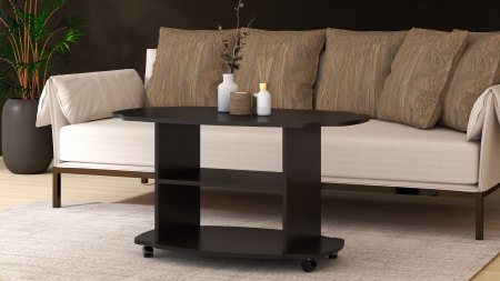 MOBILIER LIVING - Masuta De Cafea Twist Ro,100x60x54 cm, Wenge