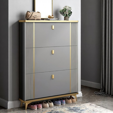 Pantofar 602 MDF Grey 100x24x118cm [2]