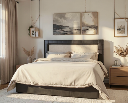 MOBILIER TAPITAT - Pat mijloc tapitat Charm 6