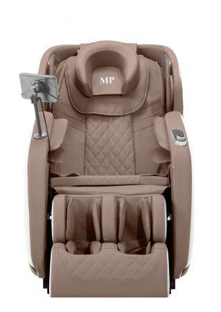Scaun Masaj MP-A062, Alb+Cappuccino [1]