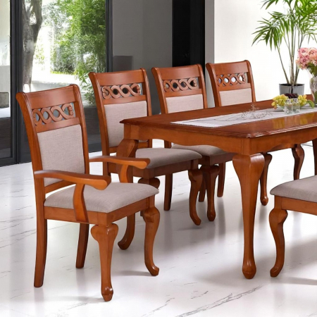 Set Masa RH7062T + 6x Scaune RH8087C + 2x Scaune RH8087CA - Oak [2]