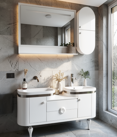 Set mobilier baie - Set mobilier baie 1101 157x40x85 cm