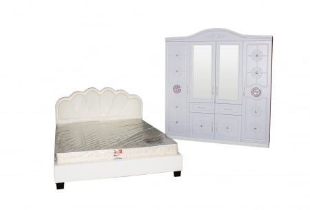 MOBILIER DORMITOR - Set Pat Comfort 2 + Dulap ZQE 021 MDF - 6U+2S