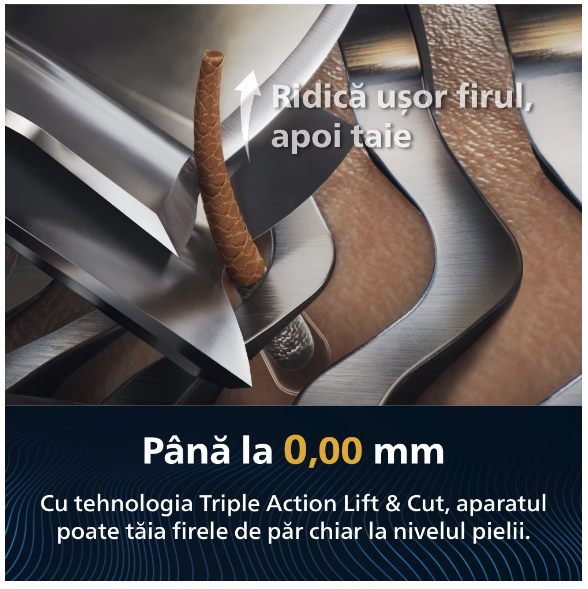 Aparat Electric de Barbierit PHILIPS i9000 Prestige XP9202/33, Tehnologie SkinIQ, Autonomie 60 min, Senzor Presiune & Cadran LED, Aplicatie Conectivitate BT, Statie Igienizare, Suport Incarcare, Style [3]