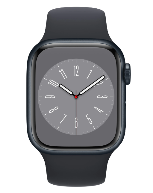 Apple Watch 8, GPS, Carcasa Midnight Aluminium 41mm, Midnight Sport Band Apple Watch 8, GPS, Carcasa Midnight Aluminium 41mm, Midnight Sport Band