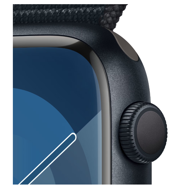 Apple Watch 9, GPS, Carcasa Midnight Aluminium 45mm, Midnight Sport Loop [3]