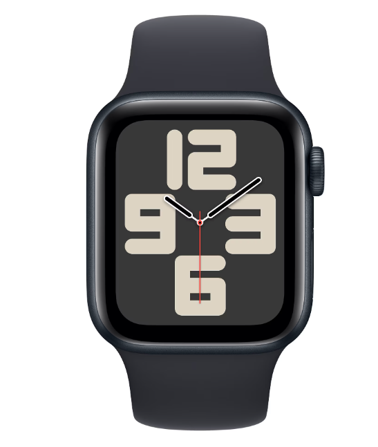 Apple Watch SE (Gen2), GPS, Carcasa Midnight Aluminium 40mm, Midnight Sport Band - S/M [2]