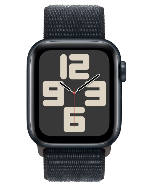 Apple Watch SE (Gen2), GPS, Carcasa Midnight Aluminium 40mm, Midnight Sport Loop [2]