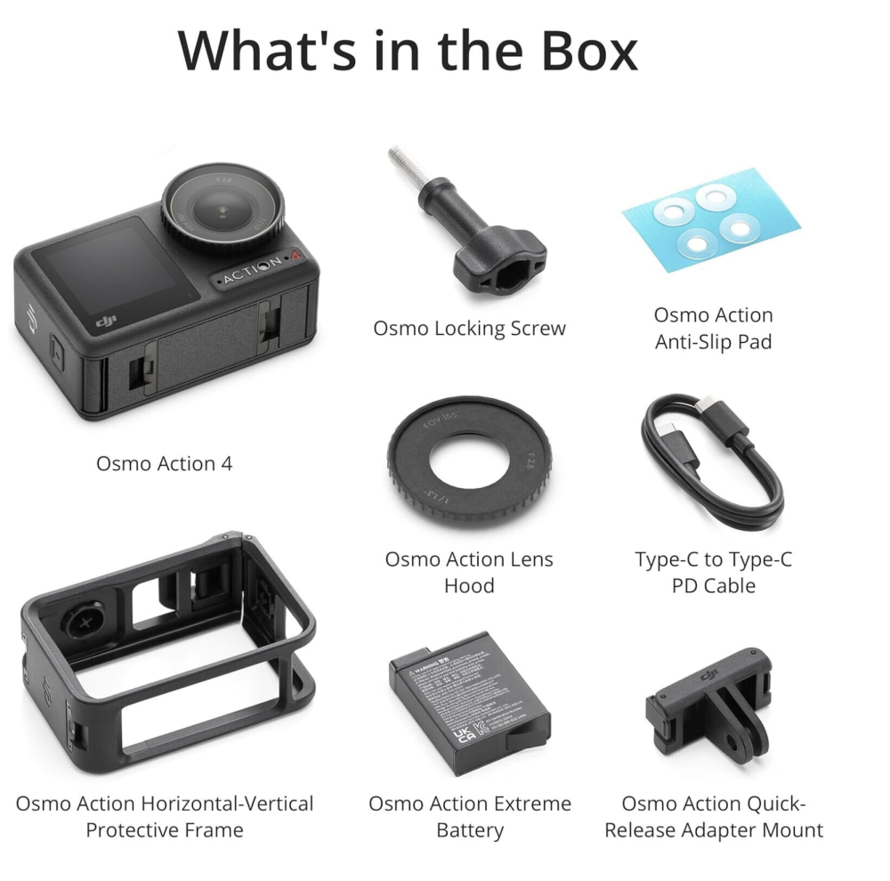 Camera de actiune 4K/120fps rezistenta la apa DJI Osmo Action 4 Essential Combo [3]