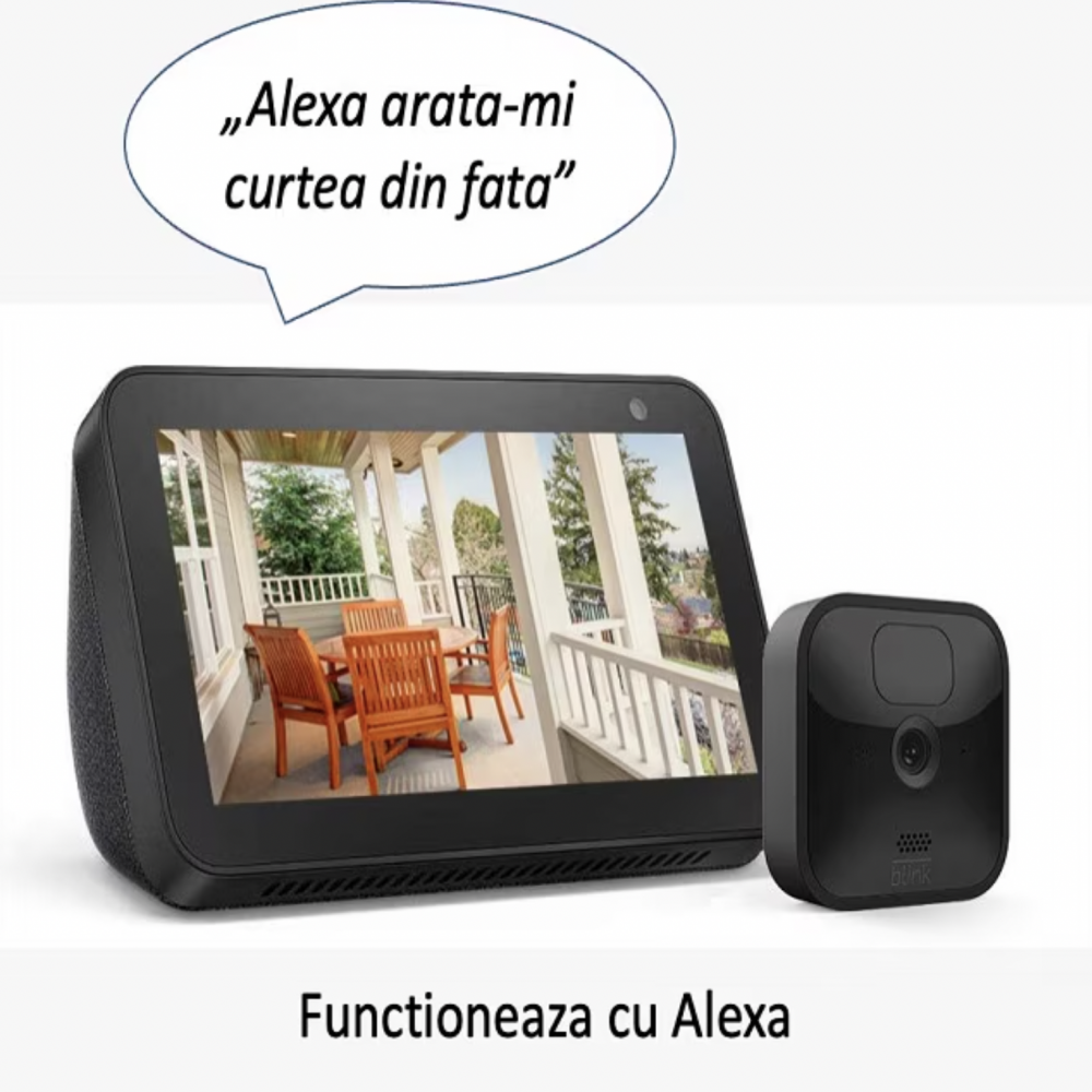Camera supraveghere Exterior, Blink Wireless, HD, senzor de miscare, nightvision, A-1 [2]