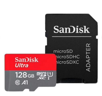 Card de memorie, SanDisk, MicroSD Ultra Android, 128 GB, 140 MB/s, A1, clasa 10, UHS-I [2]
