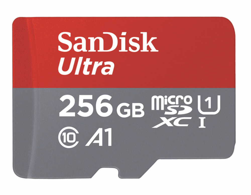 Card de memorie SANDISK Ultra microSDXC, 256GB, 150MB/s, clasa 10/U1/A1, UHS-I, adaptor [2]