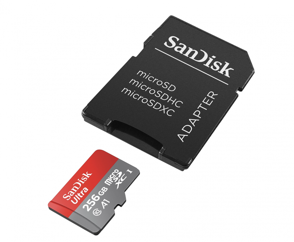 Card de memorie SANDISK Ultra microSDXC, 256GB, 150MB/s, clasa 10/U1/A1, UHS-I, adaptor [4]