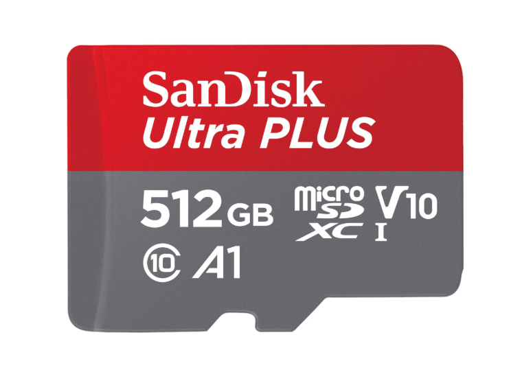 Card de memorie SanDisk Ultra Plus microSDXC, 512GB, 160MB/s, clasa 10/V10/A1, UHS-I, adaptor [2]