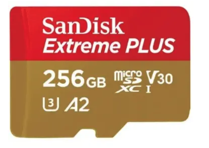 Card Sandisk Extreme PLUS R200/W140 microSDXC 256GB UHS-I U3 A2 Clasa 10 cu adaptor SD [2]