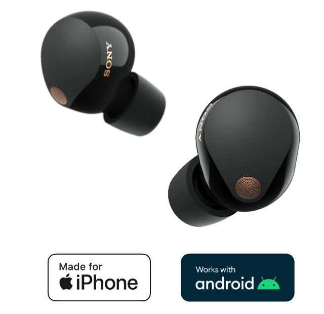 Casti Audio In-Ear Sony WF-1000XM5B, True Wireless, Bluetooth, Noise cancelling, Microfon, Autonomie de pana la 24 ore, Incarcare rapida, IPX4, Negru [2]
