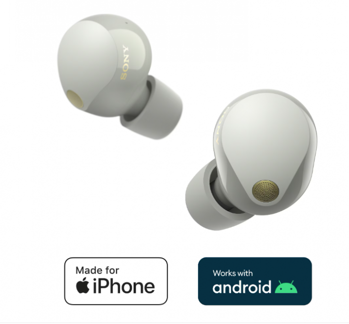 Casti Audio In-Ear Sony WF-1000XM5S, True Wireless, Bluetooth, Noise cancelling, Microfon, Autonomie de pana la 24 ore, Incarcare rapida, IPX4, Silver [2]