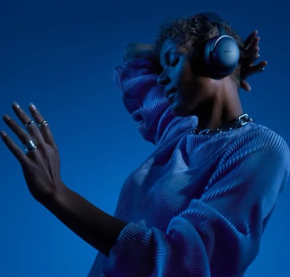 Casti Audio Wireless Over Ear Bose QuietComfort Ultra, Bluetooth, ANC, Immersive Audio, Lunar Blue [4]