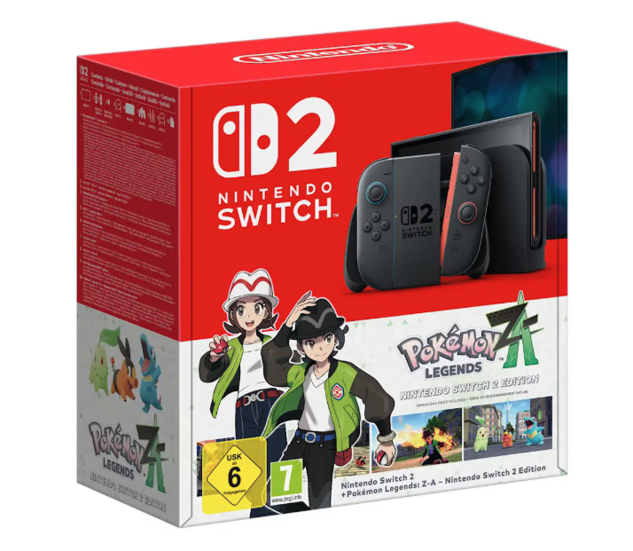 Consola Nintendo Switch 2, Light Blue/Light Red JoyCon + Joc Pokémon Legends: Z-A Bundle [1]