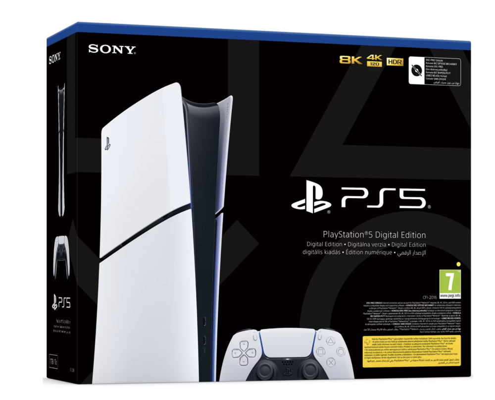 Consola PlayStation 5 Digital Edition (PS5) Slim, 1TB SSD, D-Chassis Open Box [6]