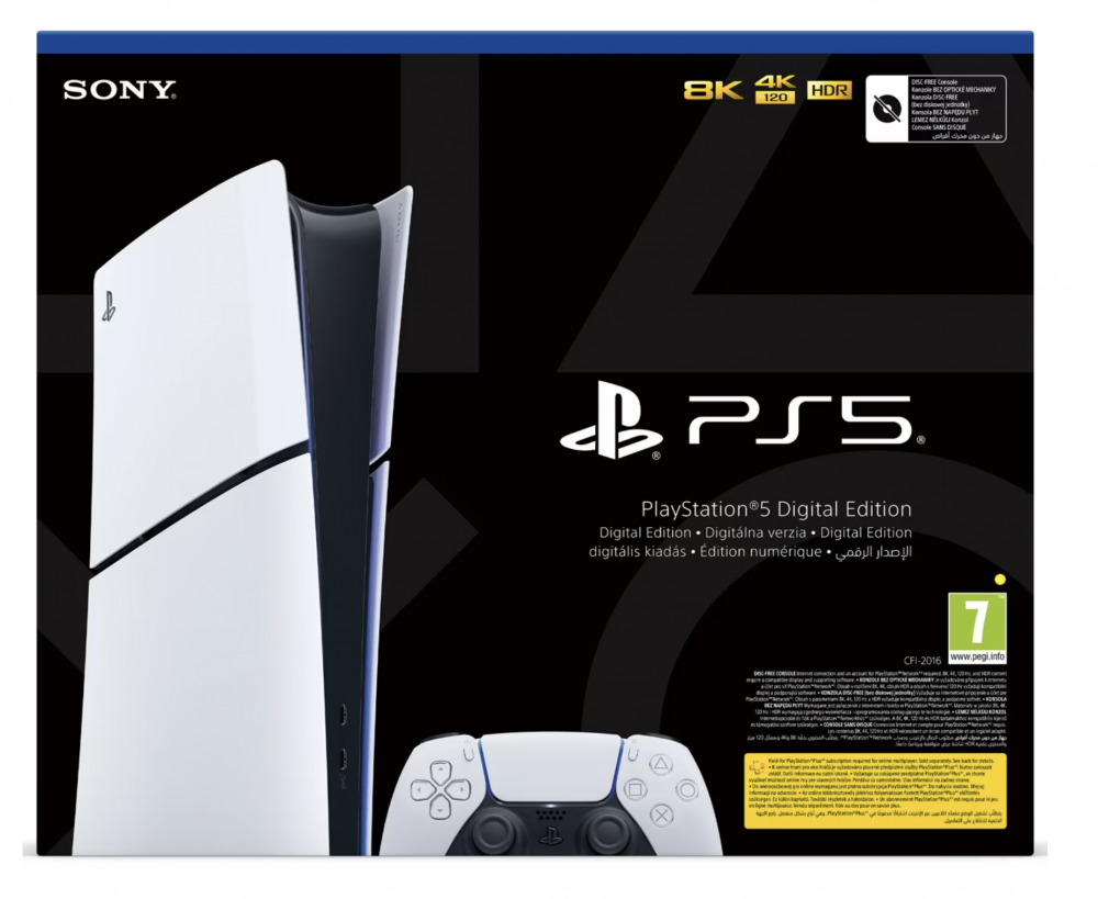Consola PlayStation 5 Digital Edition (PS5) Slim, 1TB SSD, D-Chassis Open Box [5]