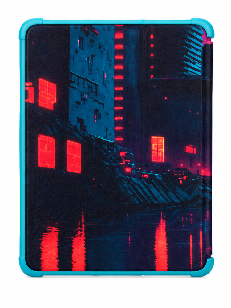 Husa de protectie Water Safe pentru Kindle Paperwhite 12Gen si Kindle Colorsoft 7" Cyber City [2]