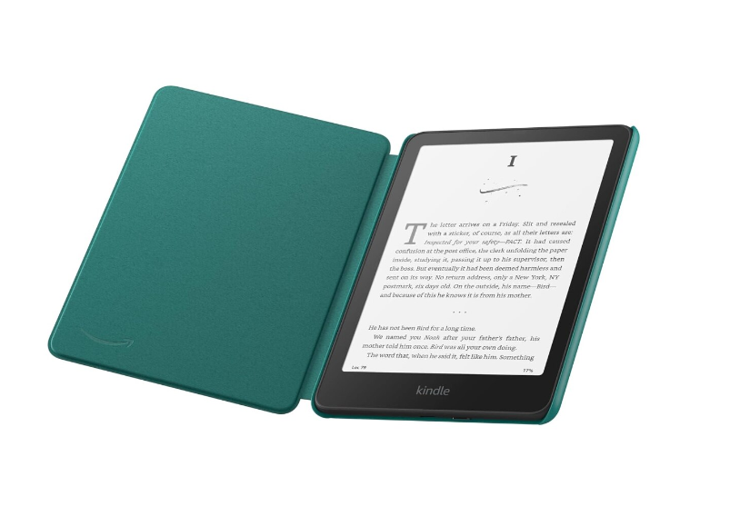 Husa de protectie Water Safe Fabric pentru Kindle Paperwhite 12Gen si Kindle Colorsoft Verde [3]