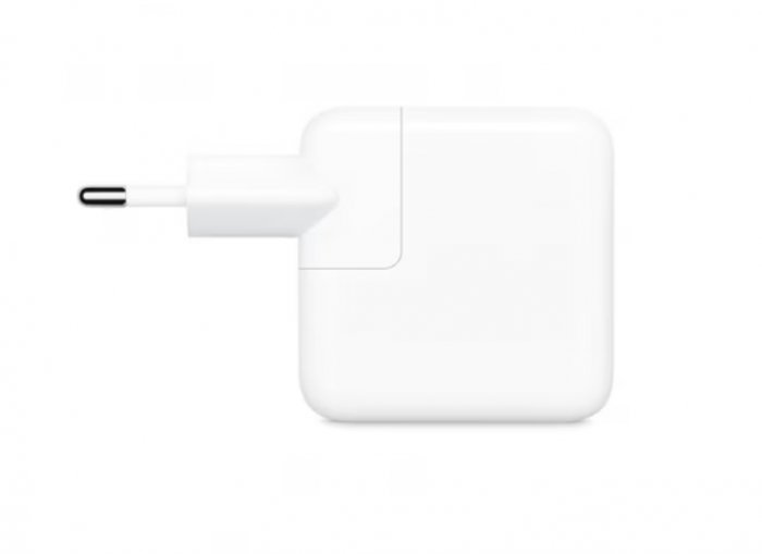 Incarcator Apple Power Adapter, Dual USB-C, 35W, White MNWP3ZM/A [2]