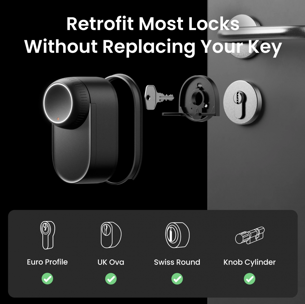 Incuietoare Inteligenta pentru usi SwitchBot Lock Ultra Vision Combo [8]