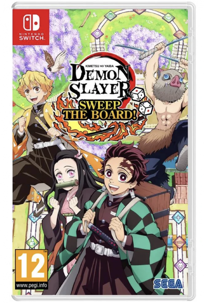 Joc Demon Slayer Kimetsu No Yaiba Sweep The Board! pentru Nintendo Switch Open Box [1]