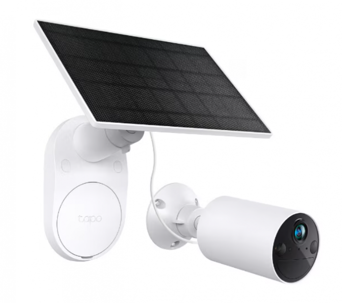Kit Camera de Supraveghere + Panou Solar TP-Link Tapo C410 KIT, 3MP, 2K 2304x1296, Color Night Vision, Two-Way Audio, Detectie AI, Alarma Luminoasa si Sonora, Acumulator, Montare Fara Cabluri, IP65 [3]