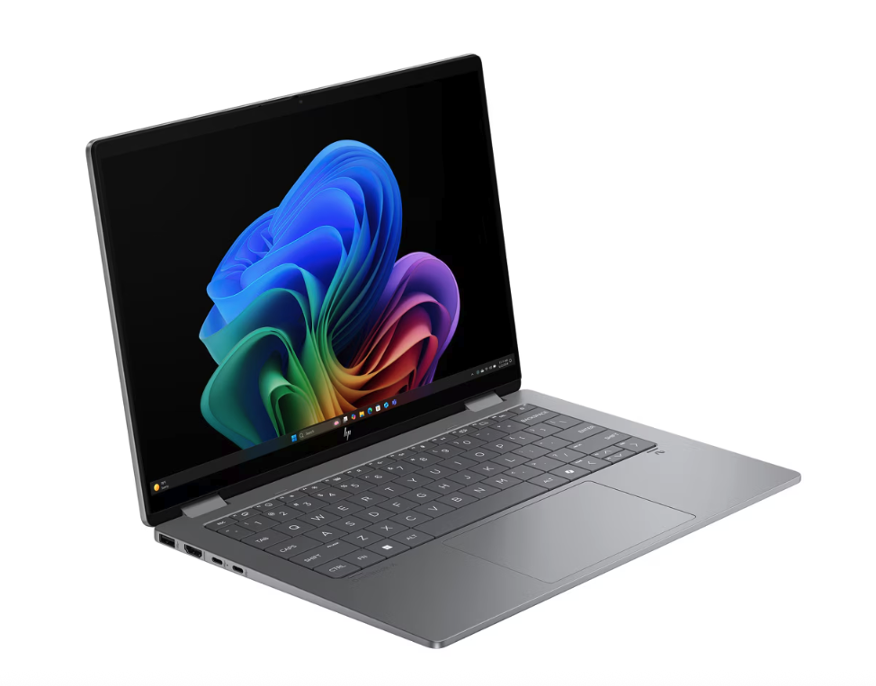 Laptop HP OmniBook X Flip Next Gen AI 14-FK0002NA, AMD Ryzen AI 7 350 pana la 5GHz, 14" 2K Touch, 16GB, SSD, 1TB, AMD Radeon 860M, Windows 11 Home, Gri [3]