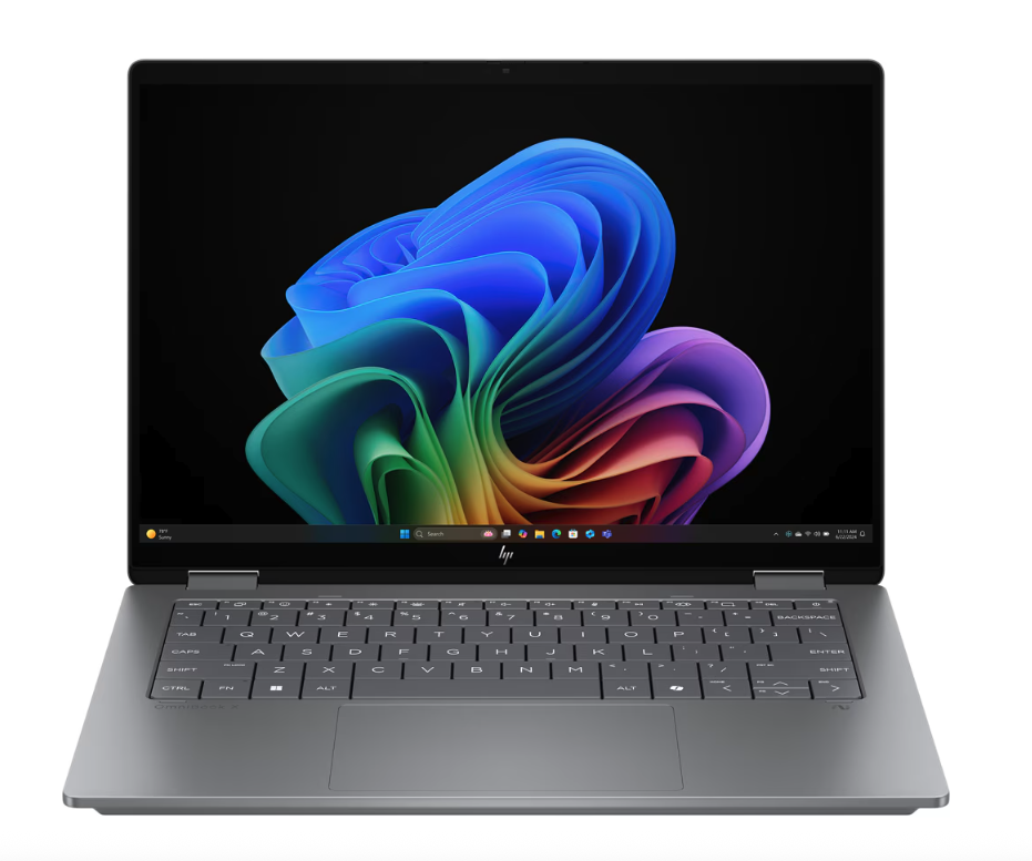 Laptop HP OmniBook X Flip Next Gen AI 14-FK0002NA, AMD Ryzen AI 7 350 pana la 5GHz, 14" 2K Touch, 16GB, SSD, 1TB, AMD Radeon 860M, Windows 11 Home, Gri [2]
